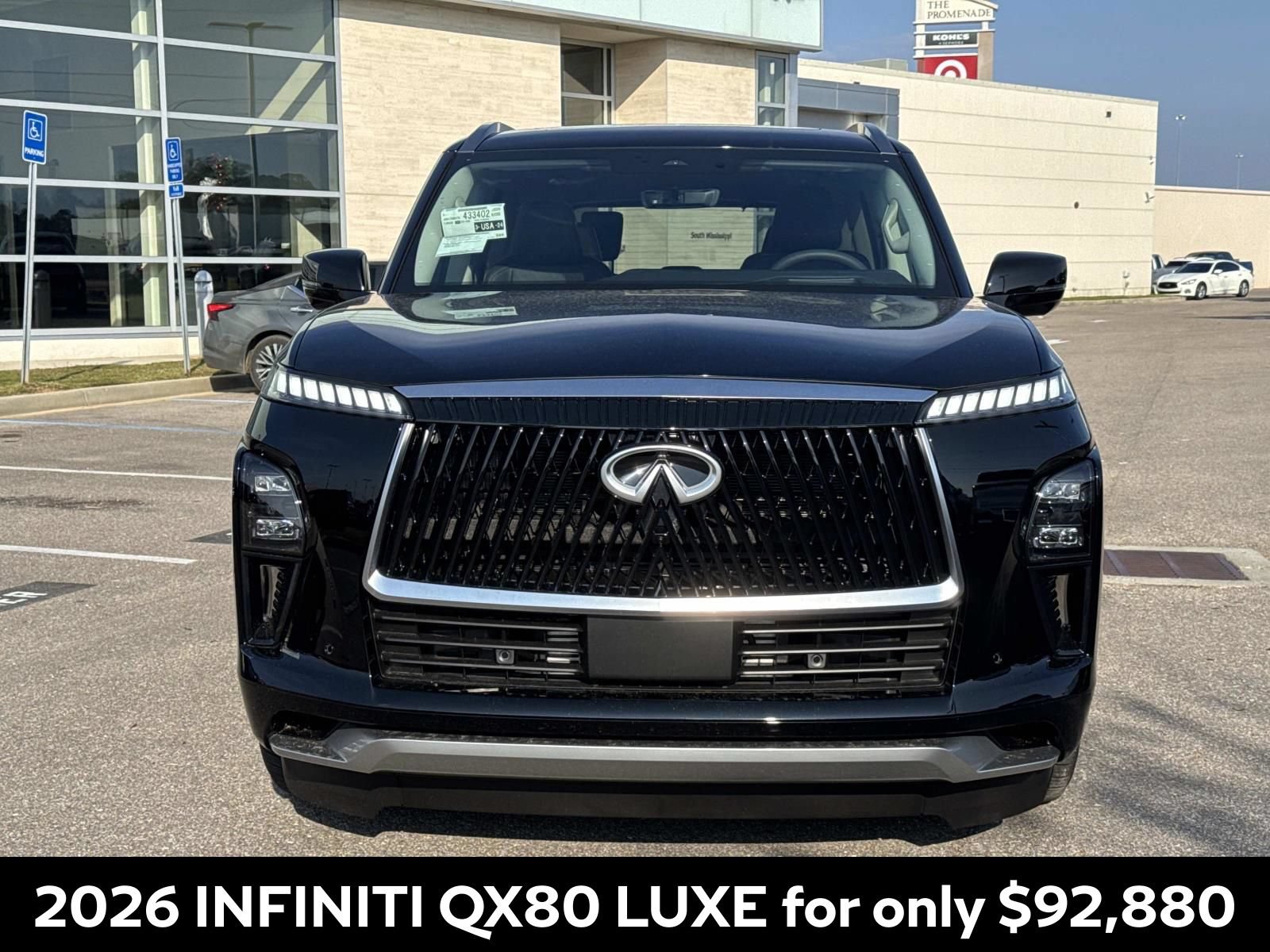 New 2026 INFINITI QX80 Luxe w/ Cargo Package AWD/4WD image 2