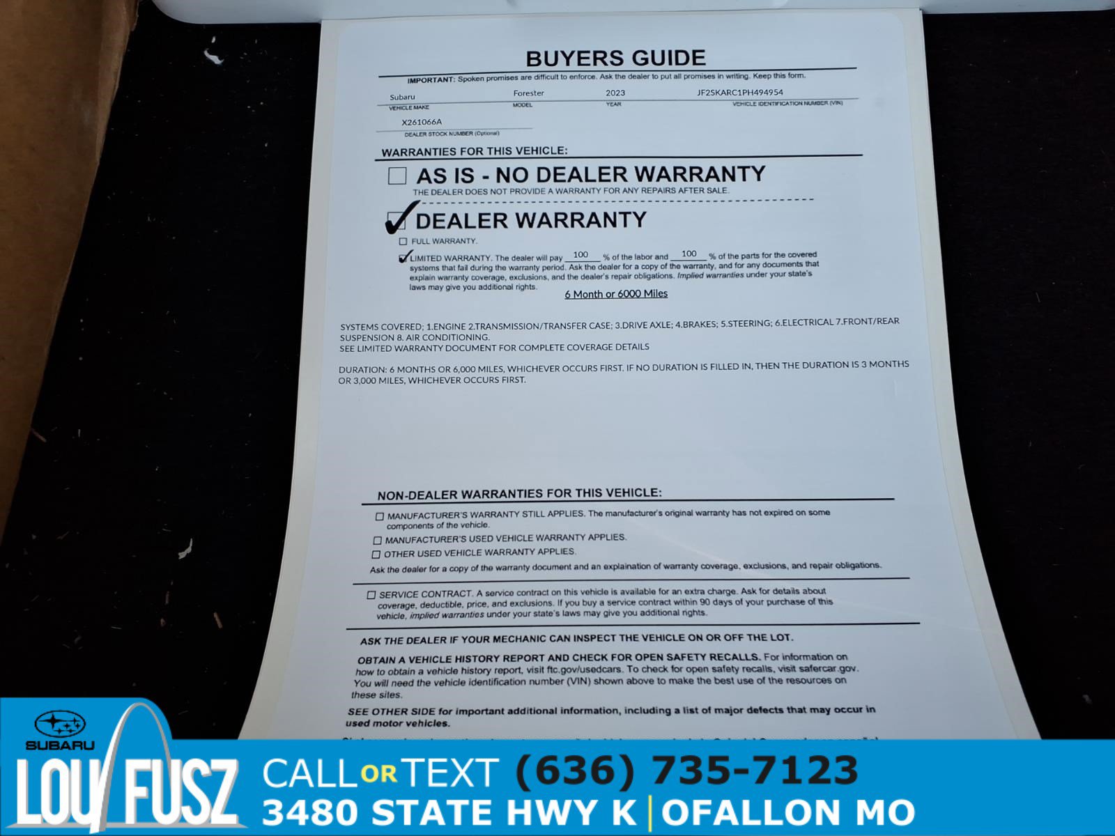 Used 2023 Subaru Forester Touring AWD/4WD image 37