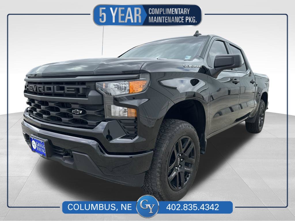 Used 2025 Chevrolet Silverado 1500 Custom w/ Turbomax Blackout Package