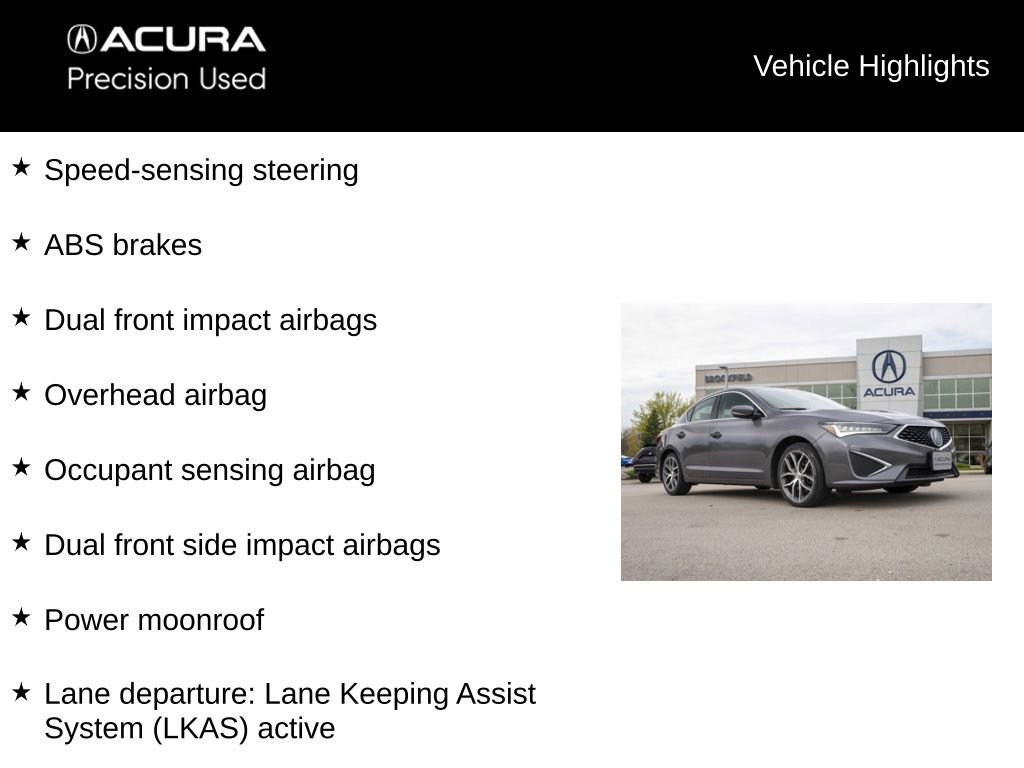 Certified 2019 Acura ILX FWD image 9
