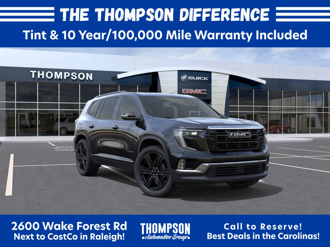 New 2026 GMC Acadia Elevation w/ Black Edition