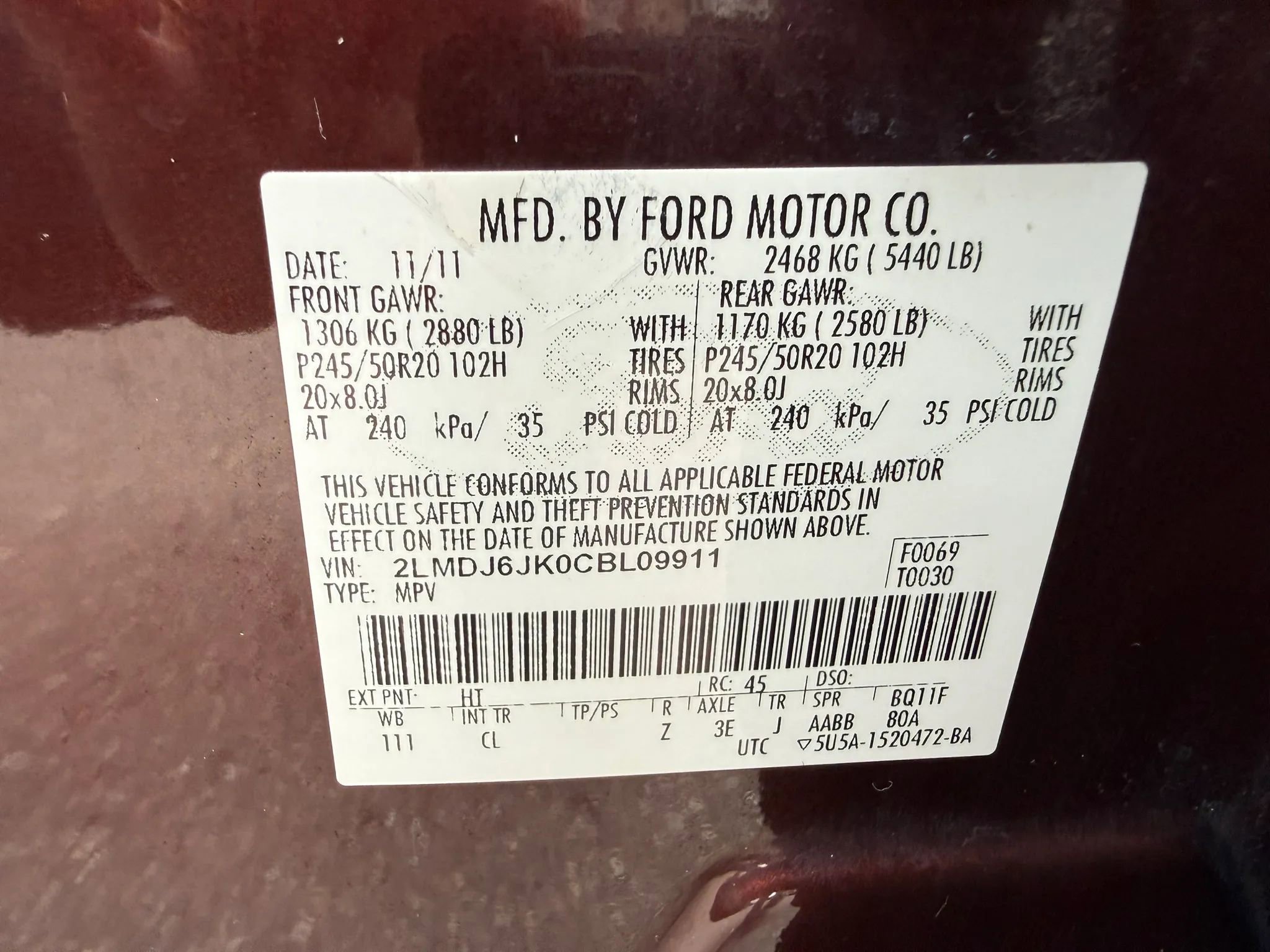 Used 2012 Lincoln MKX FWD image 39