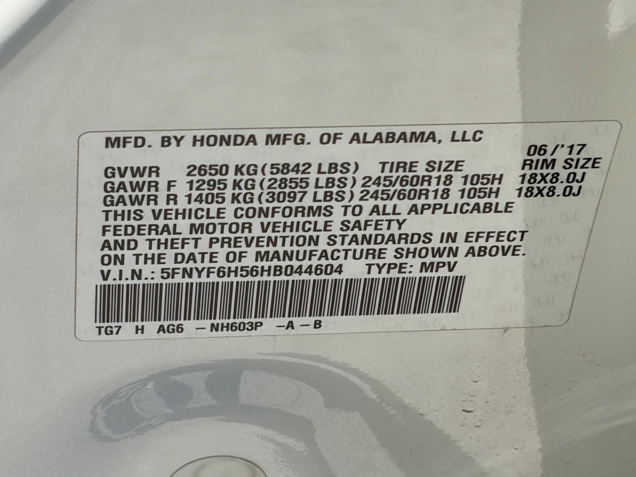 Used 2017 Honda Pilot EX-L image 15