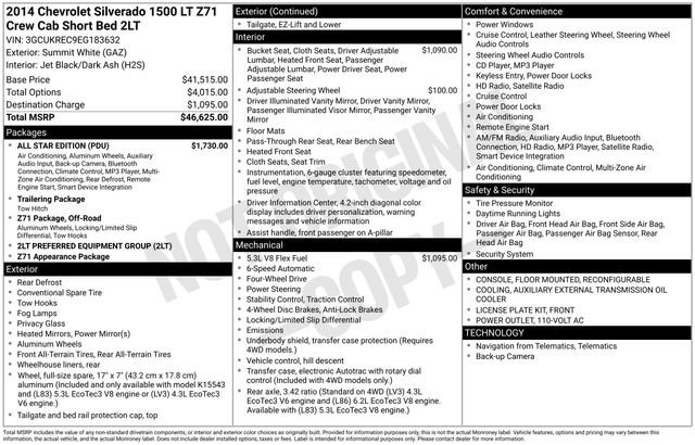 Used 2014 Chevrolet Silverado 1500 LT w/ All Star Edition image 36