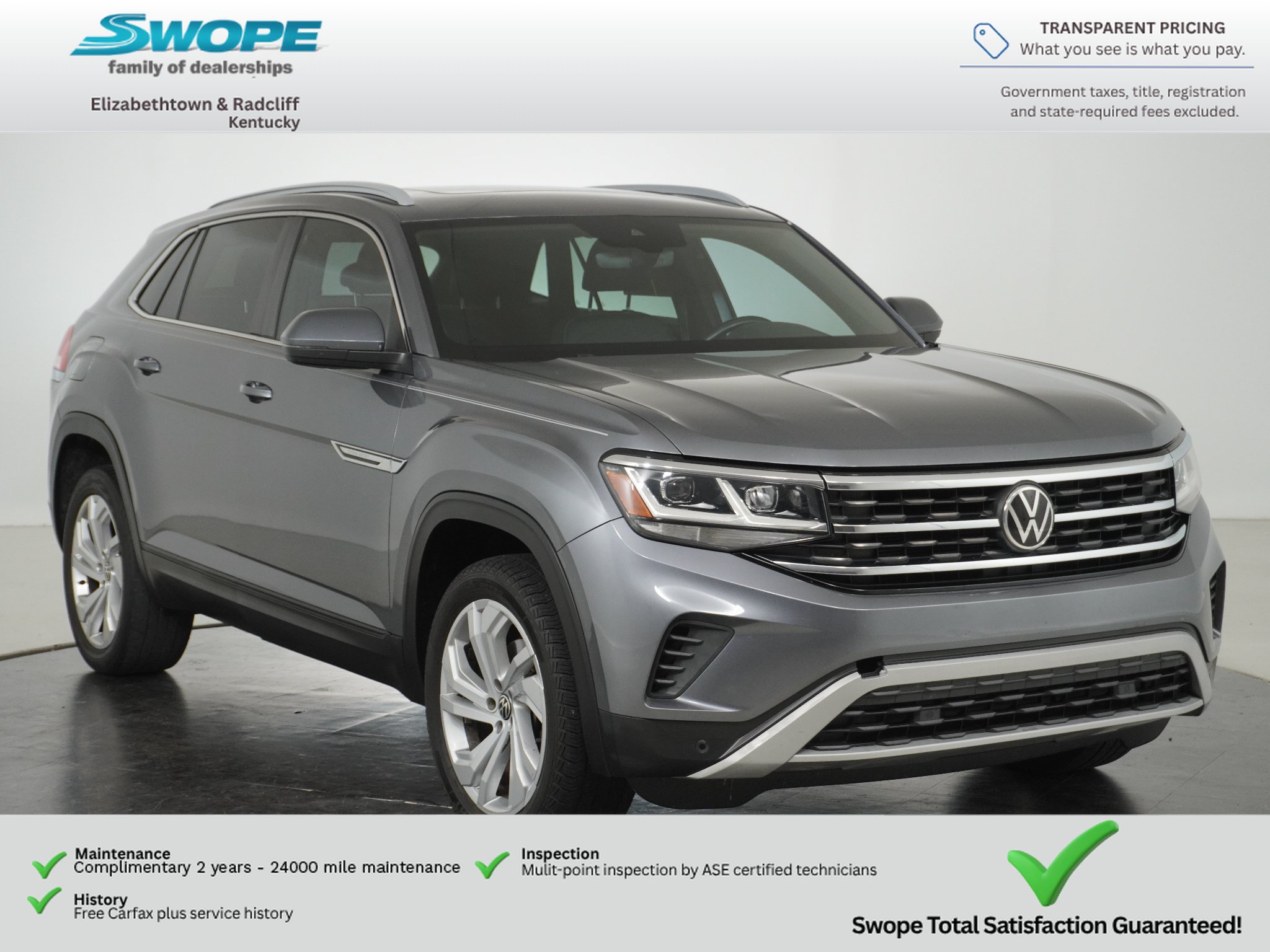 Used 2020 Volkswagen Atlas Cross Sport SEL AWD/4WD image 1