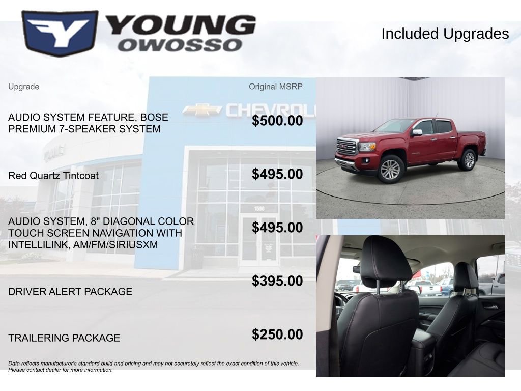 Used 2017 GMC Canyon SLT w/ Driver Alert Package image 4