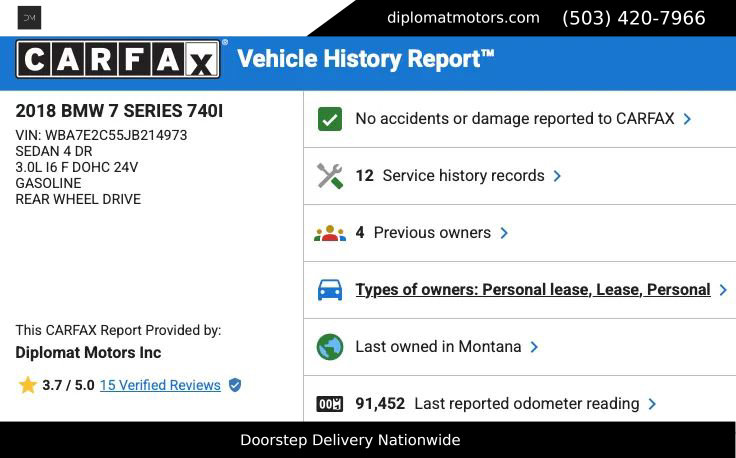 Used 2018 BMW 740i image 2