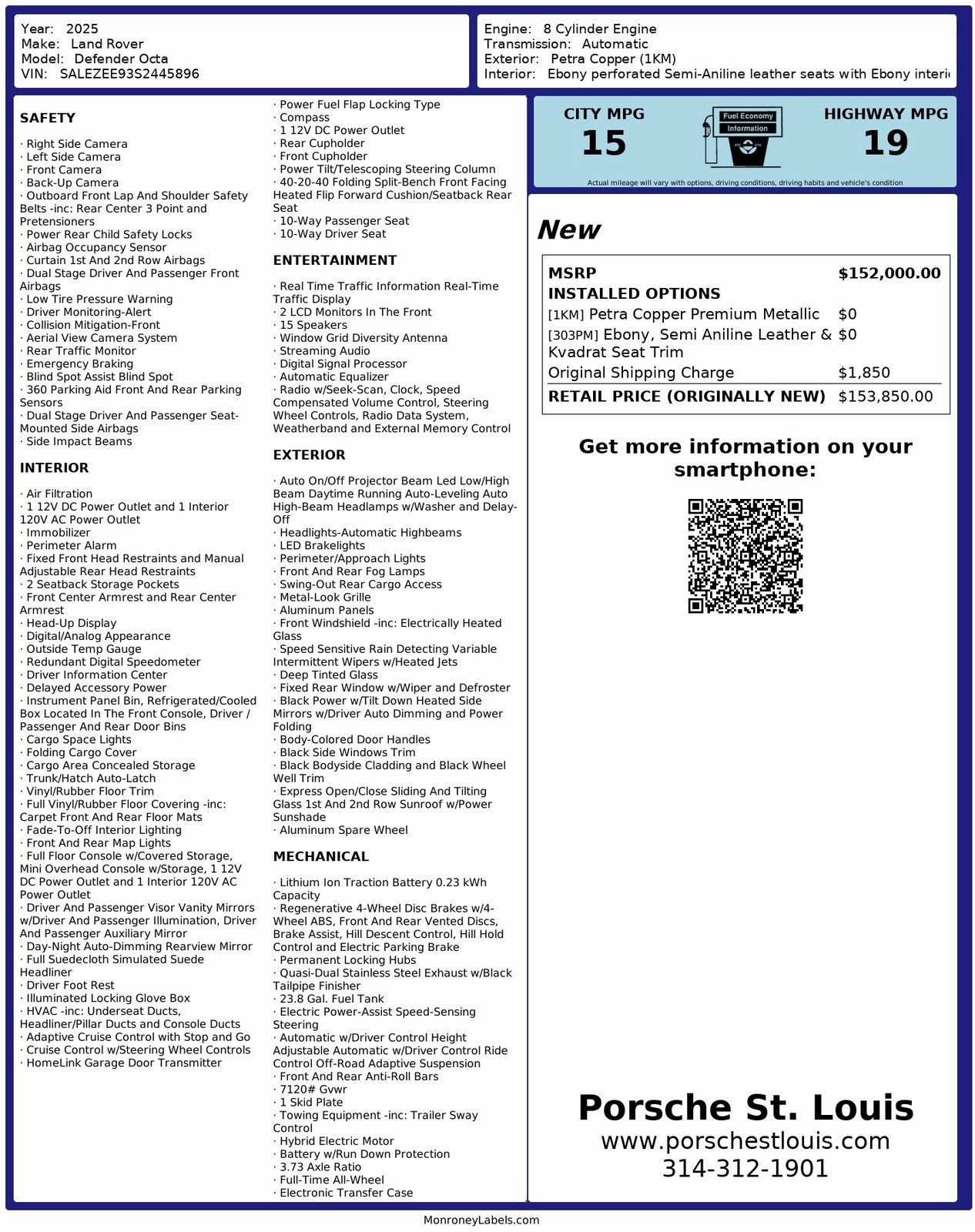 Used 2025 Land Rover Defender 110 image 49