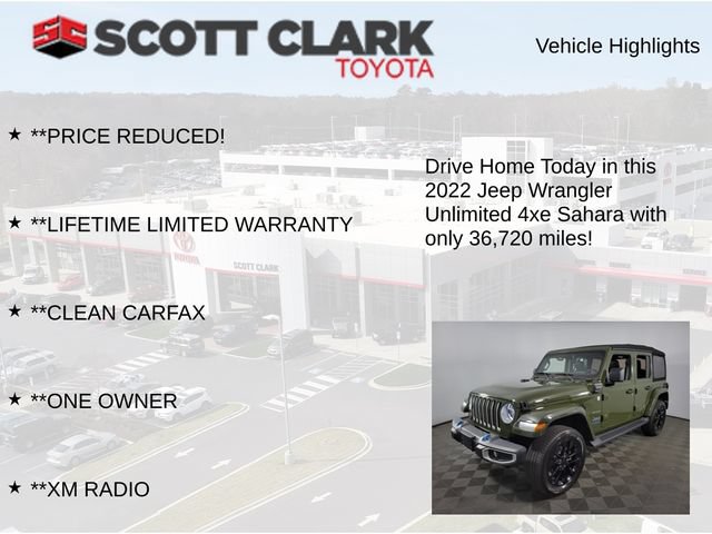 Used 2022 Jeep Wrangler Unlimited Sahara AWD/4WD image 13