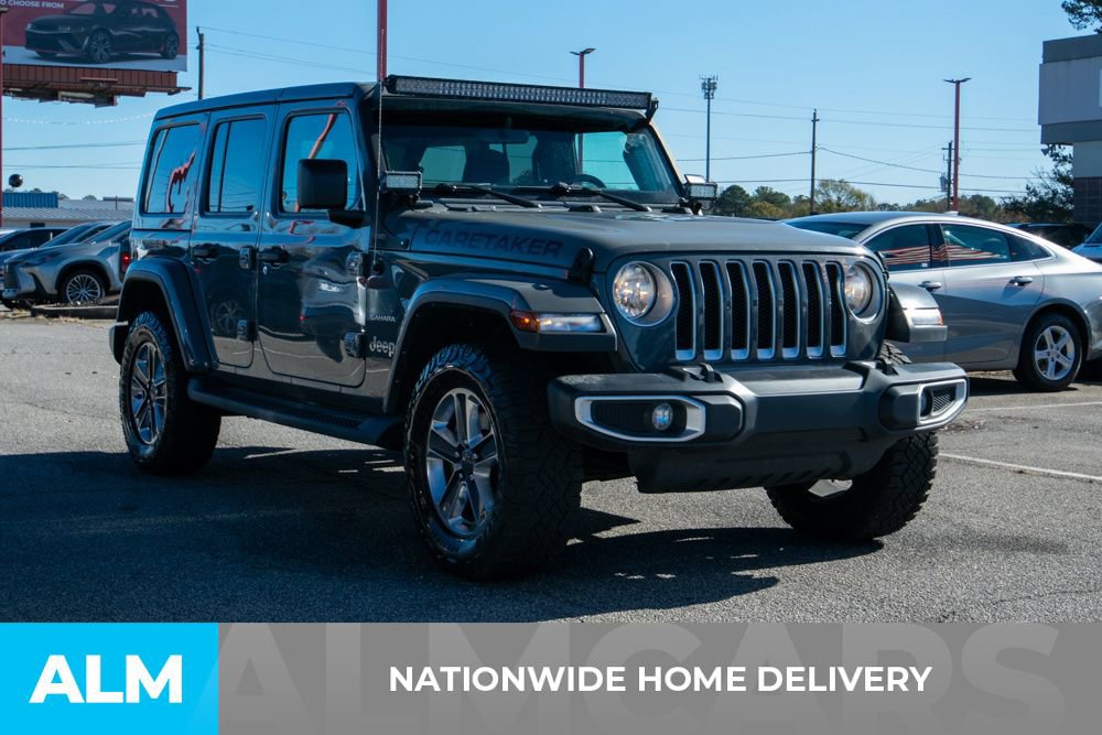 Used 2021 Jeep Wrangler Unlimited Sahara w/ Uconnect 4C Nav & Sound Group image 4