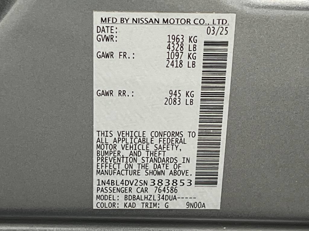 Used 2025 Nissan Altima 2.5 SV FWD image 65
