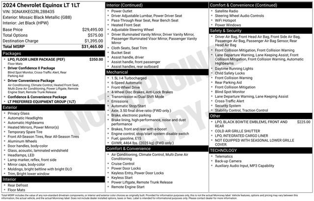 Used 2024 Chevrolet Equinox LT w/ LPO, Floor Liner Package FWD video 2