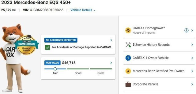 Certified 2023 Mercedes-Benz EQS 450+ SUV video 3