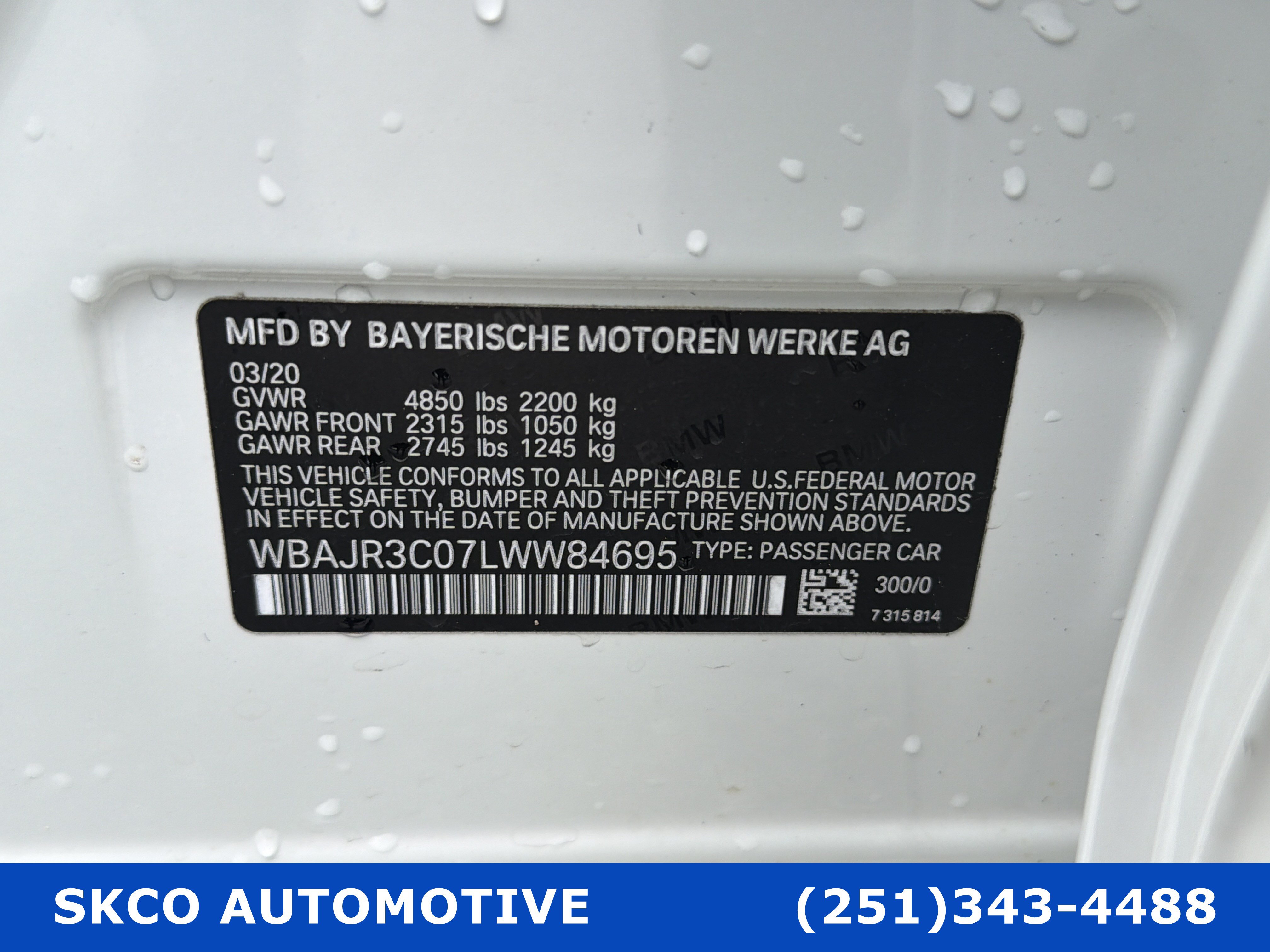 Used 2020 BMW 530i w/ Premium Package RWD image 28