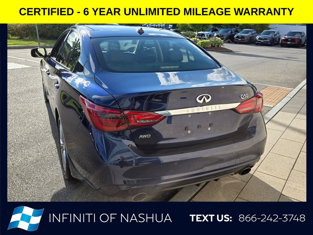 Certified 2023 INFINITI Q50 Luxe w/ Cargo Package AWD/4WD image 11