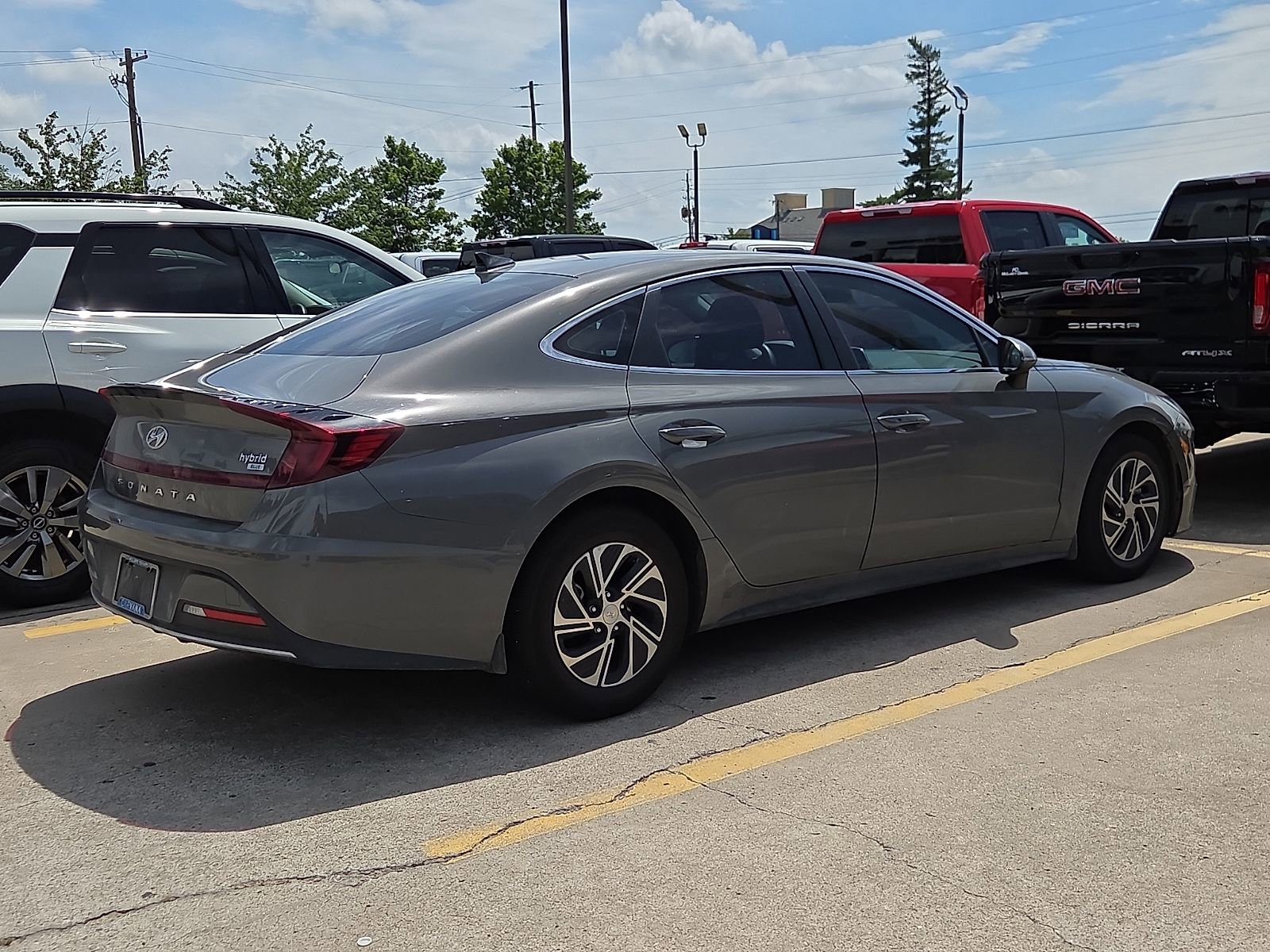 Used 2021 Hyundai Sonata Blue FWD image 3