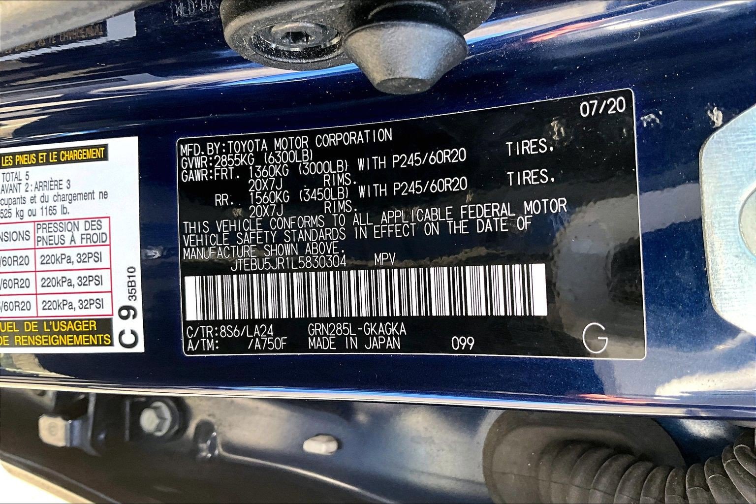 Used 2020 Toyota 4Runner Limited image 30