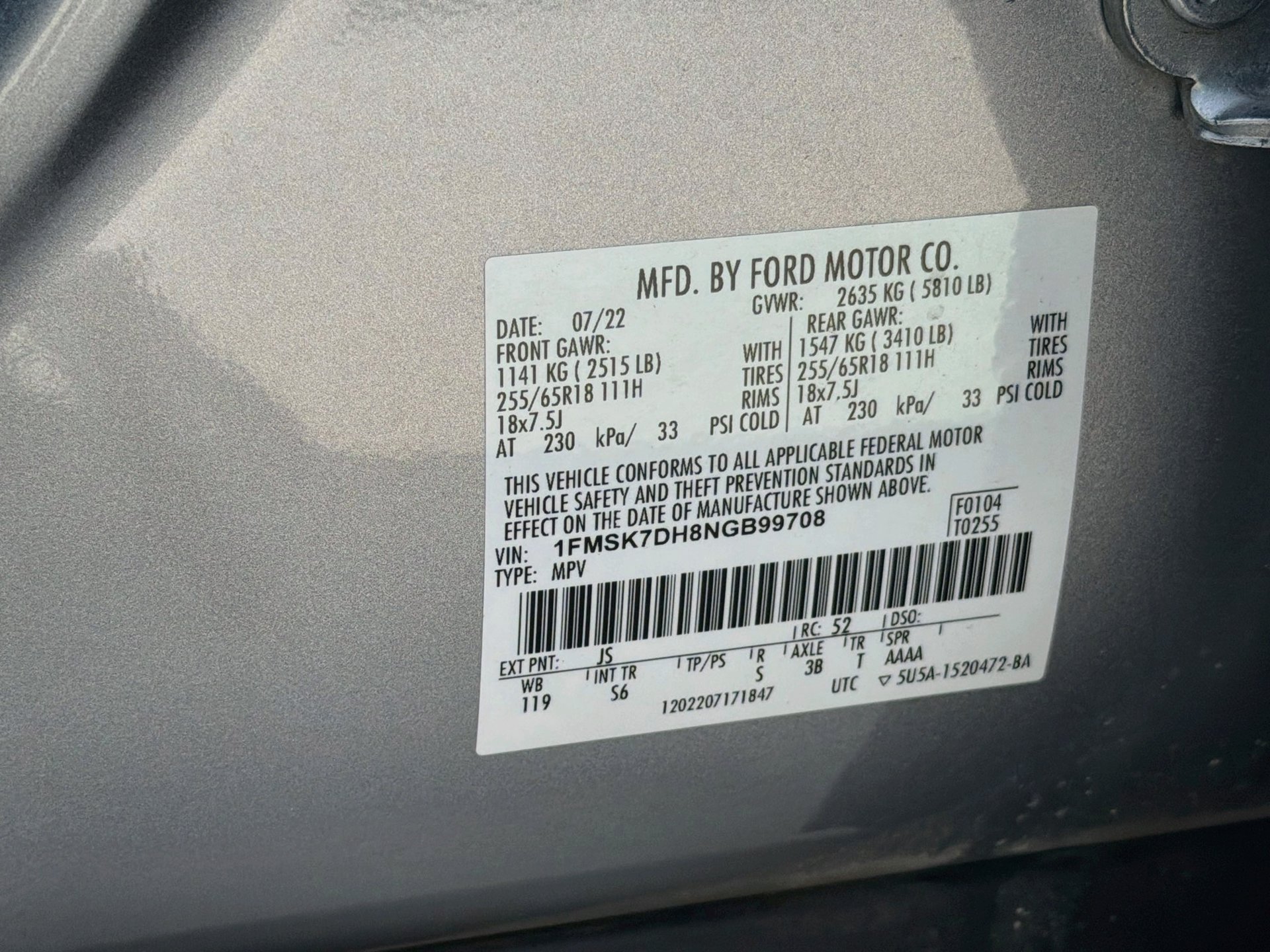Used 2022 Ford Explorer XLT w/ Equipment Group 202A RWD image 39