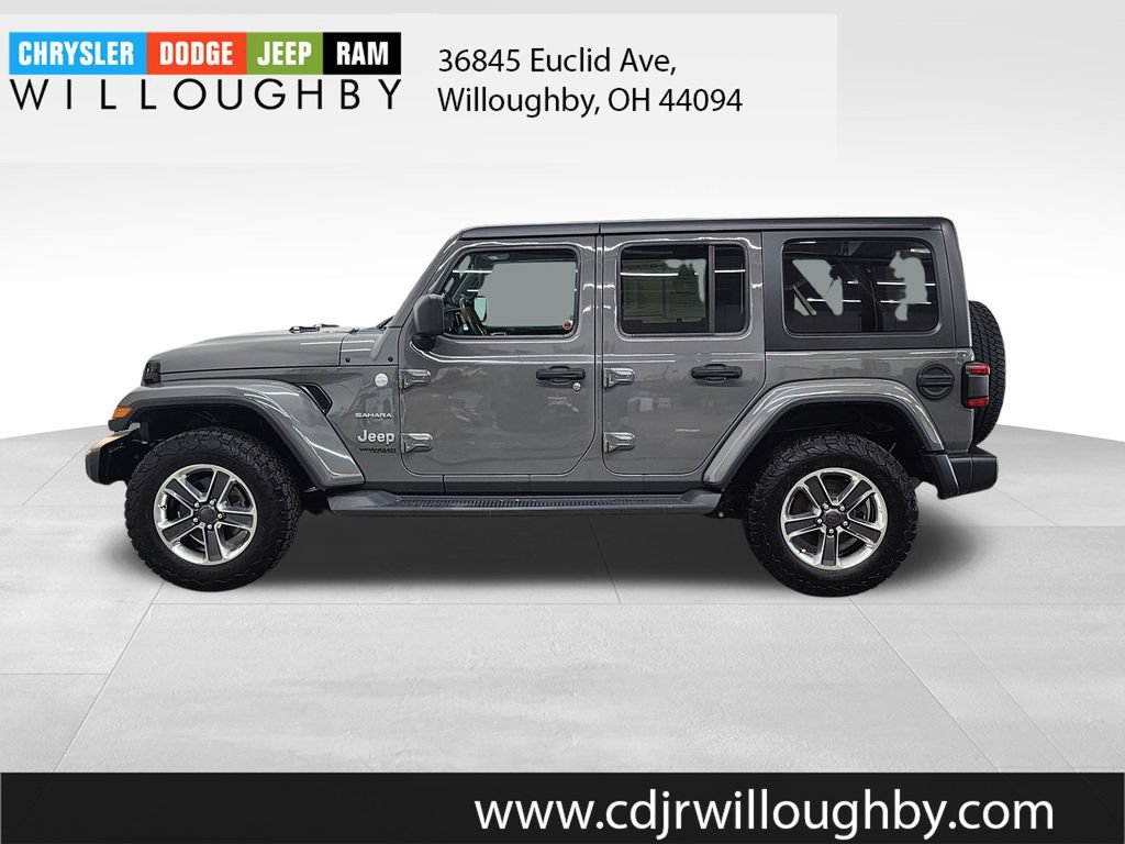 Used 2020 Jeep Wrangler Unlimited Sahara w/ Uconnect 4C Nav & Sound Group AWD/4WD image 5