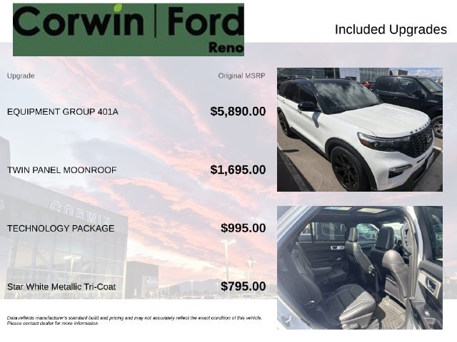 Used 2023 Ford Explorer ST w/ Equipment Group 401A AWD/4WD image 3