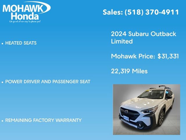 Used 2024 Subaru Outback Limited AWD/4WD image 14