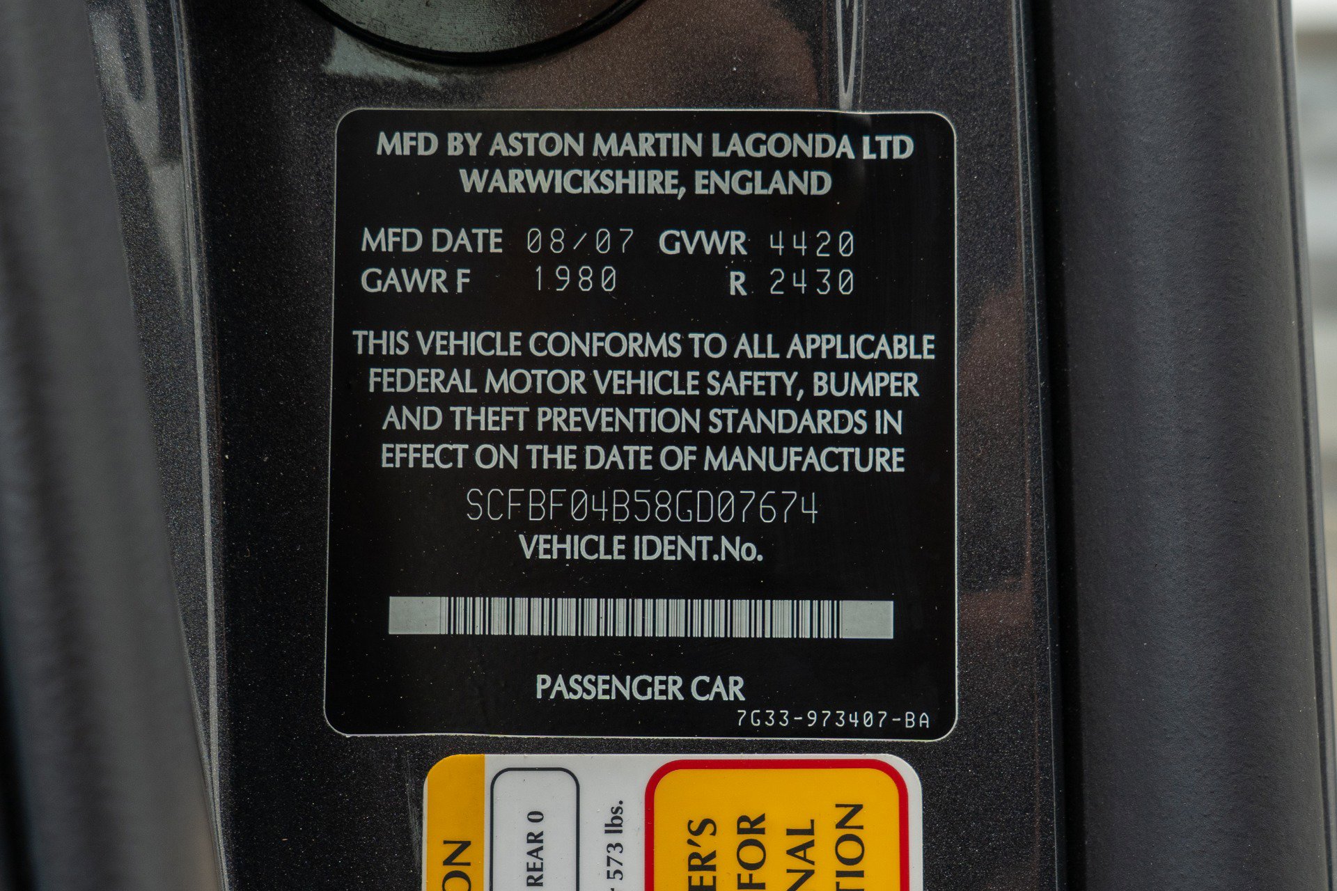Used 2008 Aston Martin V8 Vantage Roadster image 19