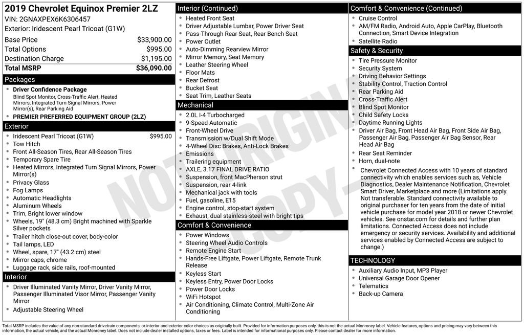 Certified 2019 Chevrolet Equinox Premier image 11
