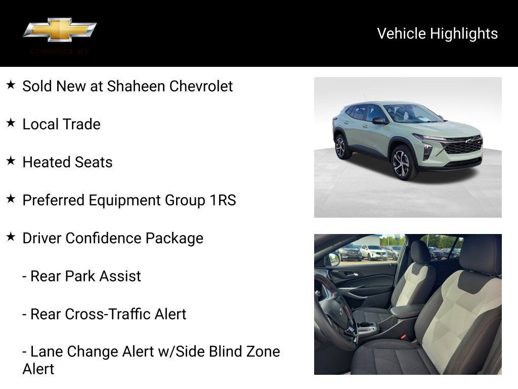 Used 2024 Chevrolet Trax RS w/ Driver Confidence Package FWD image 19