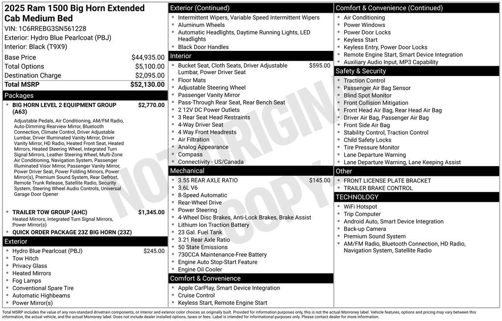 Used 2025 RAM 1500 Big Horn RWD image 6