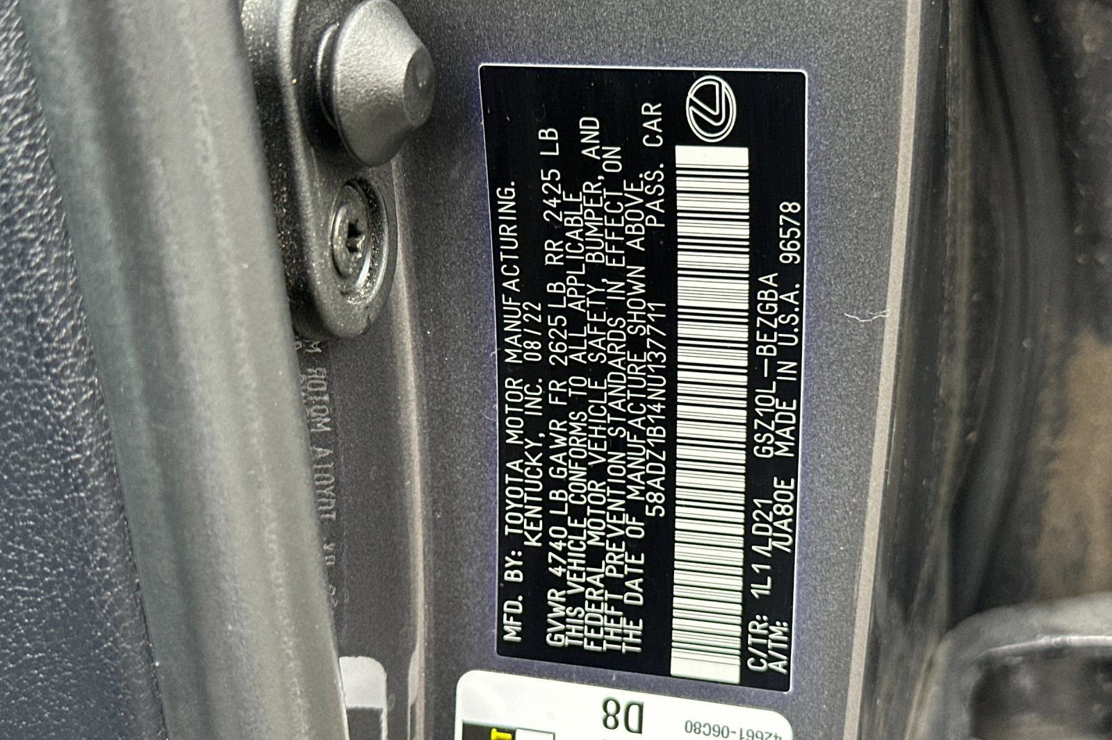 Certified 2022 Lexus ES 350 w/ Premium Package image 32