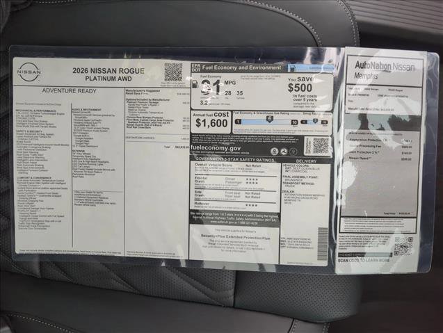 New 2026 Nissan Rogue Platinum w/ Platinum Premium Package image 24