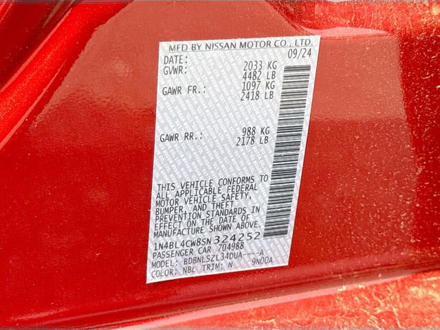 New 2025 Nissan Altima 2.5 SR image 20