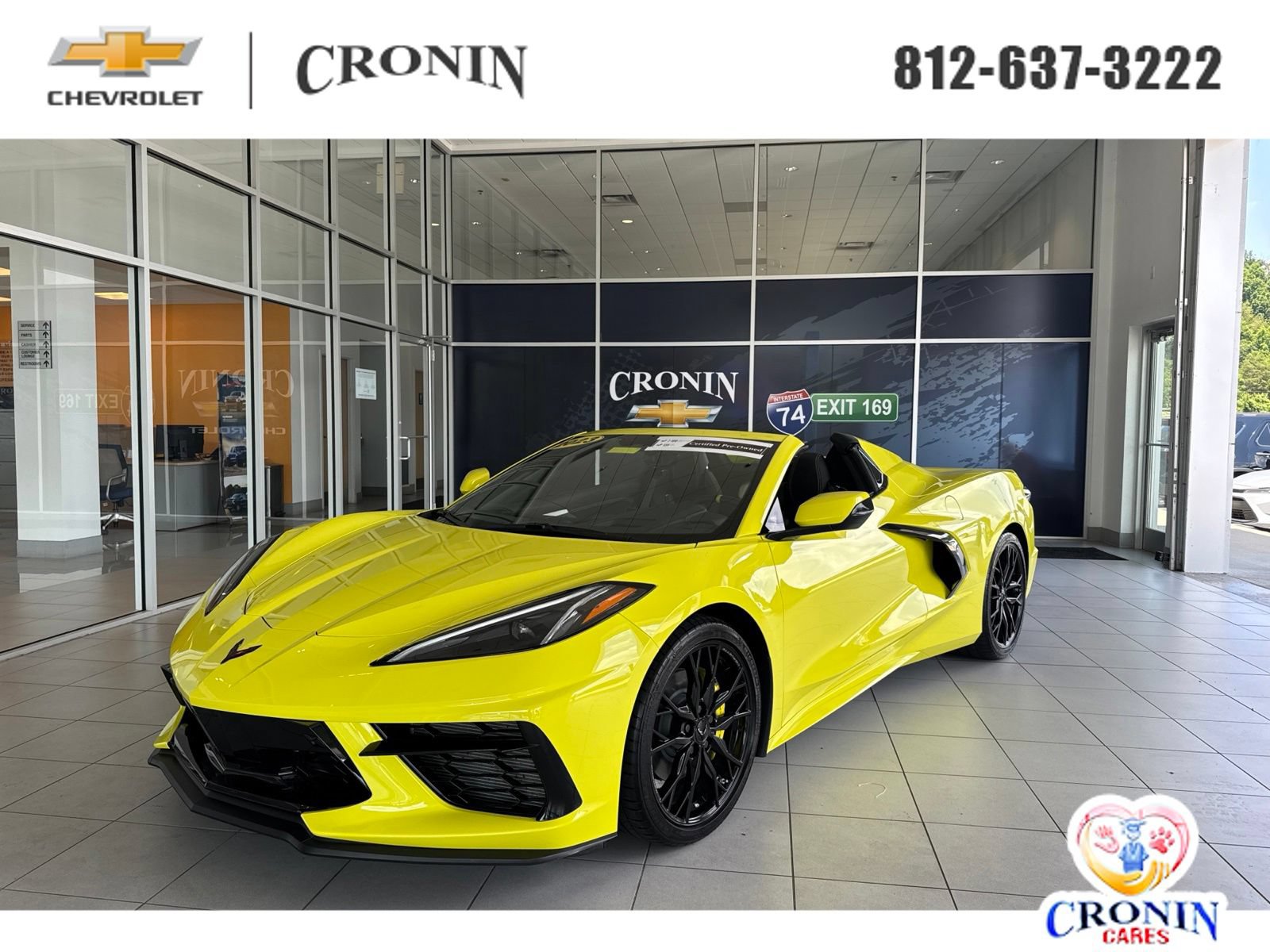 Used 2023 Chevrolet Corvette Stingray Premium Conv w/ Battery Protection Package