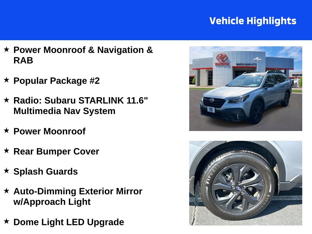 Used 2020 Subaru Outback Onyx Edition XT w/ Popular Package #2 AWD/4WD image 4