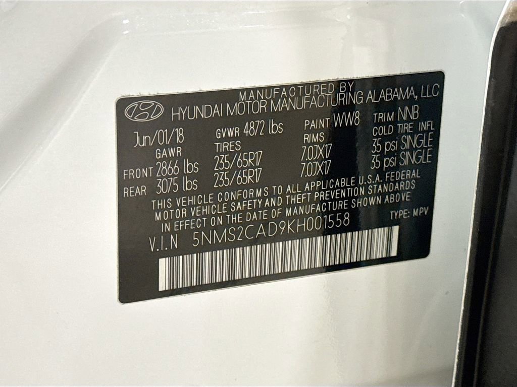 Used 2019 Hyundai Santa Fe SE AWD/4WD image 38