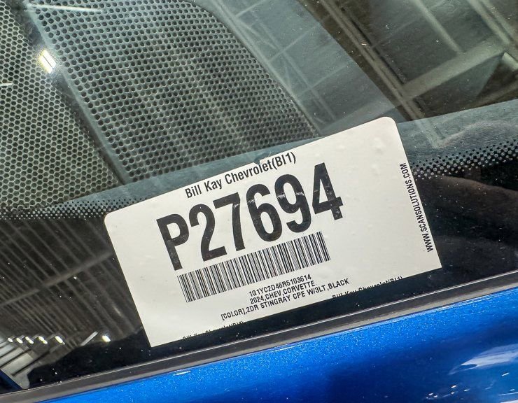 Used 2024 Chevrolet Corvette Stingray Premium Cpe w/ Z51 Performance Package image 31