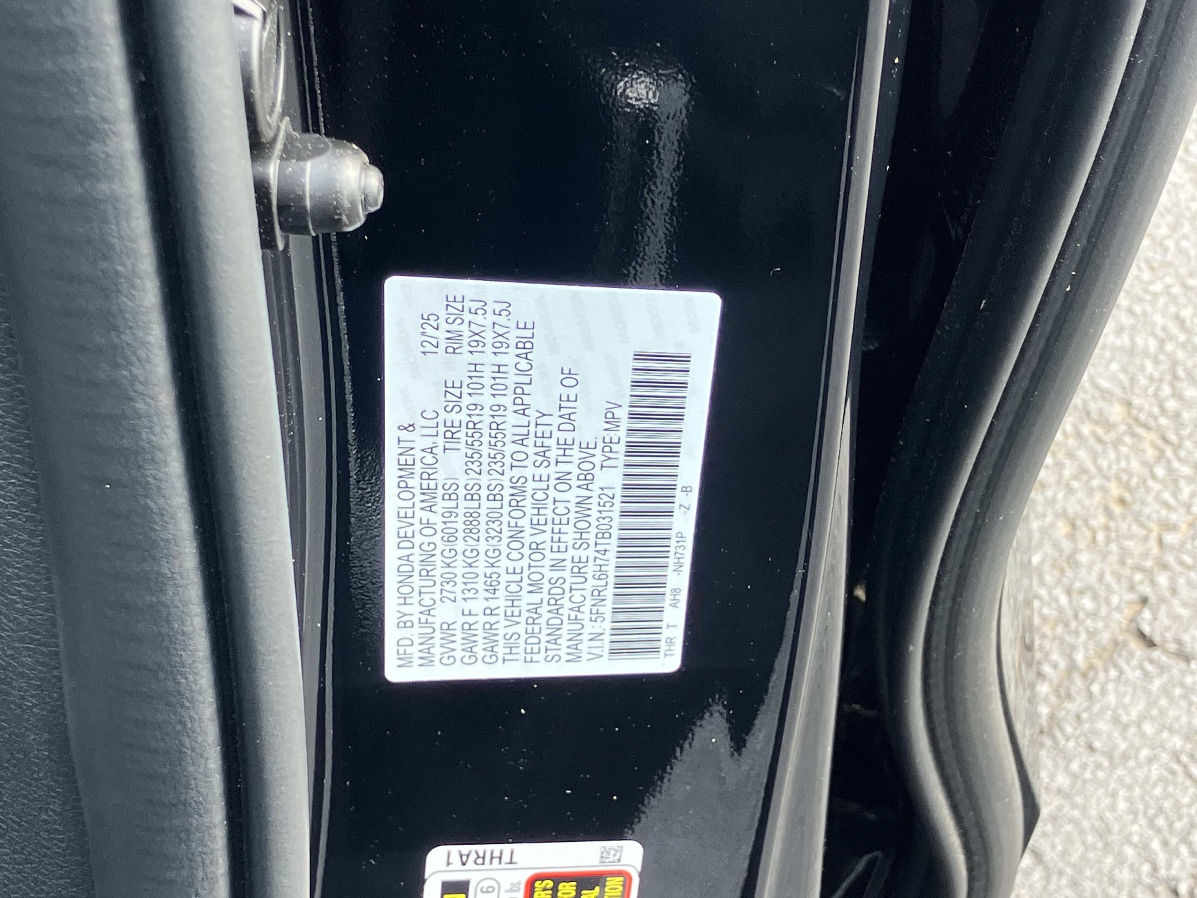 Certified 2026 Honda Odyssey Sport-L image 30