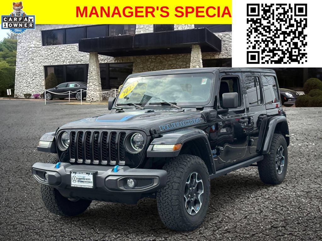 Used 2023 Jeep Wrangler Unlimited Rubicon 4xe w/ Cold Weather Group AWD/4WD image 2