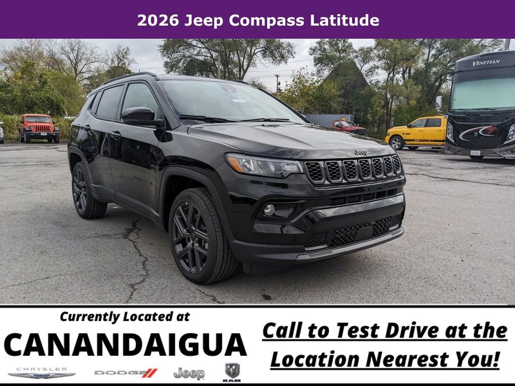 New 2026 Jeep Compass Latitude w/ Quick Order Package 29K