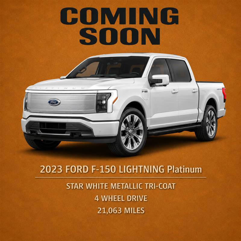 Used 2023 Ford F150 Lightning Platinum AWD/4WD image 1