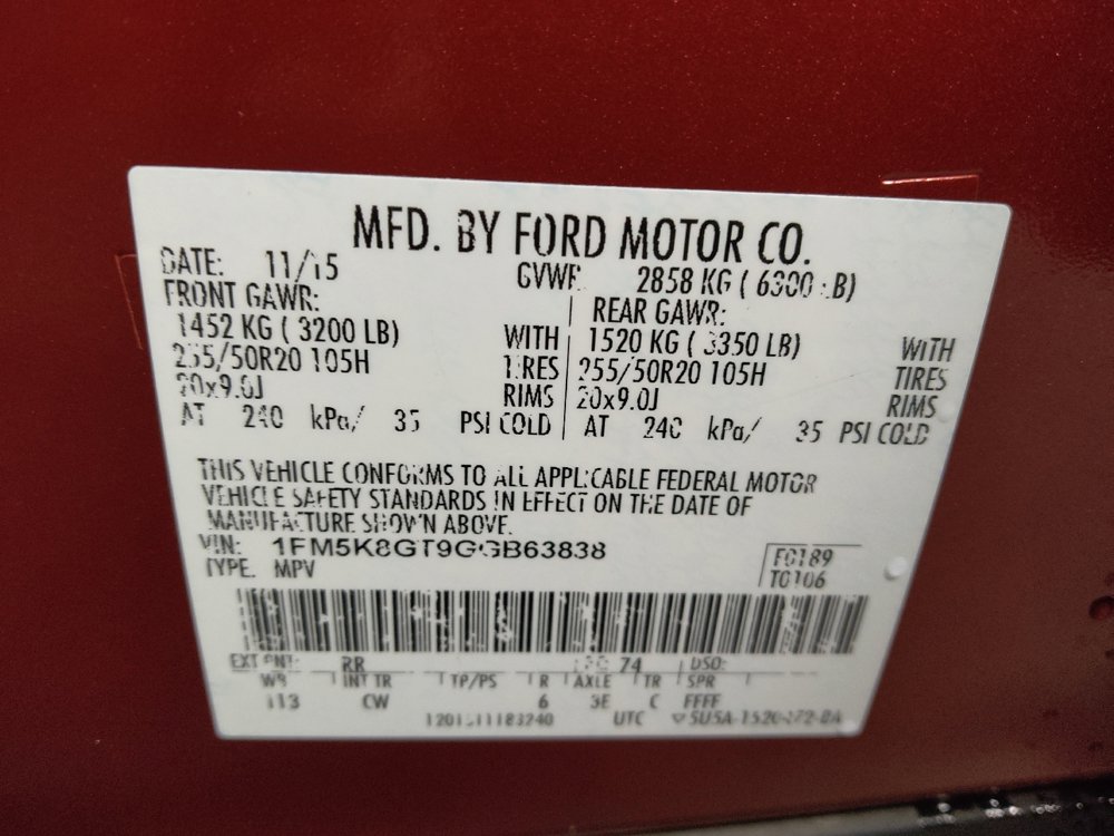 Used 2016 Ford Explorer Sport w/ Equipment Group 401A image 33