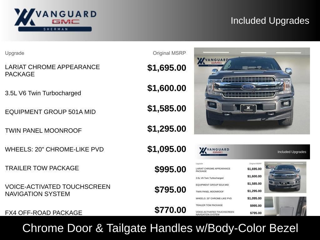 Used 2018 Ford F150 Lariat AWD/4WD image 12