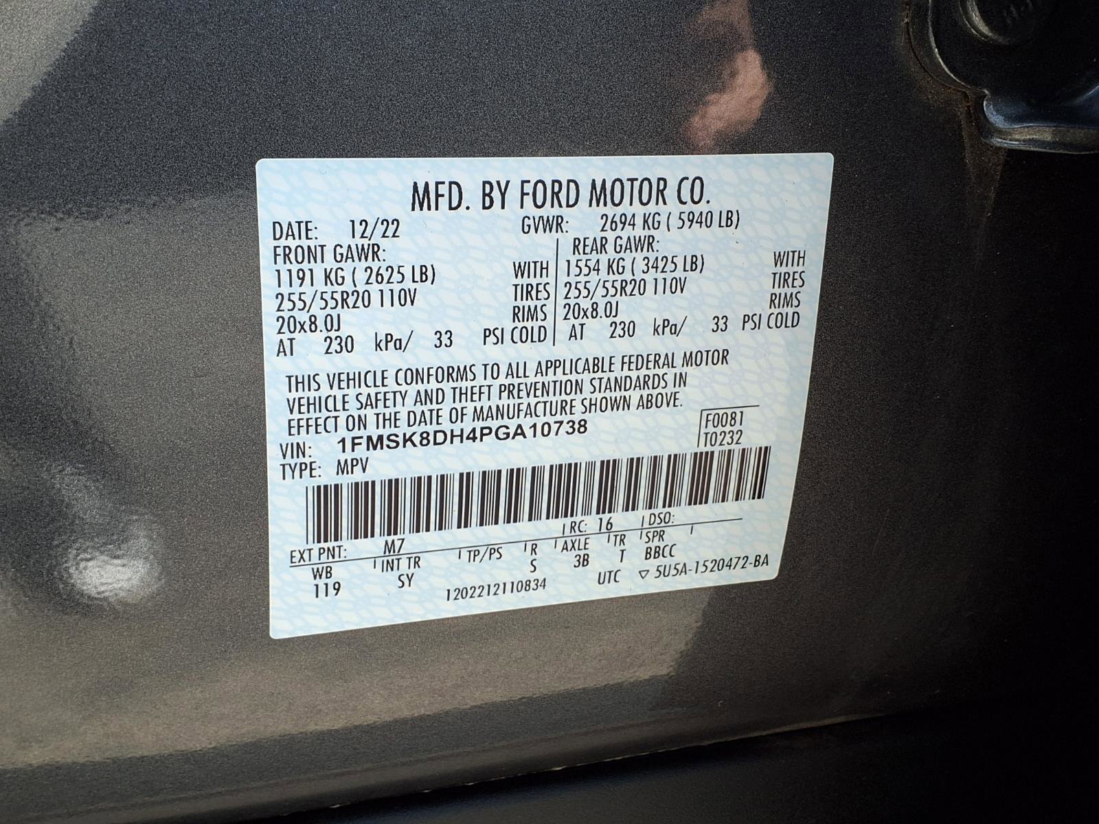 Certified 2023 Ford Explorer XLT w/ Equipment Group 202A image 31