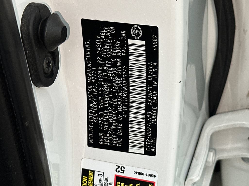 Used 2022 Toyota Camry XLE FWD image 37