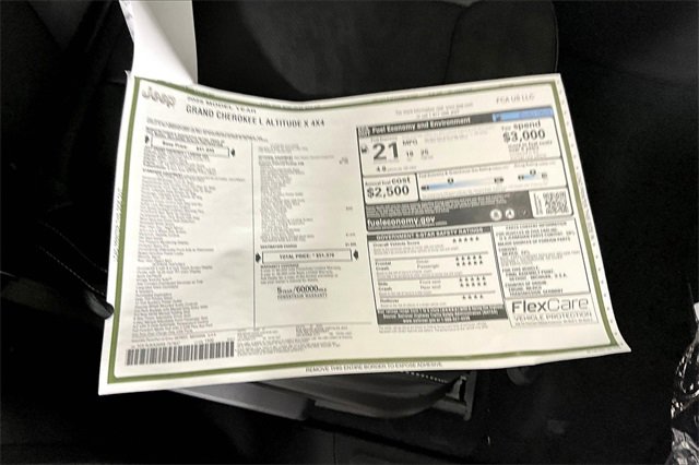 New 2025 Jeep Grand Cherokee L Altitude image 14