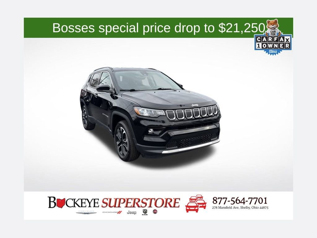 Certified 2022 Jeep Compass Limited image 1