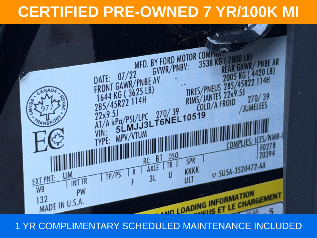Certified 2022 Lincoln Navigator L Reserve w/ Equipment Group 201A AWD/4WD image 38