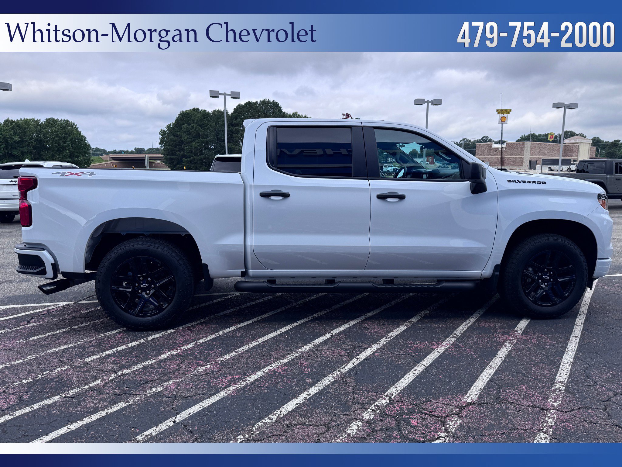 New 2026 Chevrolet Silverado 1500 Custom w/ Turbomax Blackout Package AWD/4WD image 6