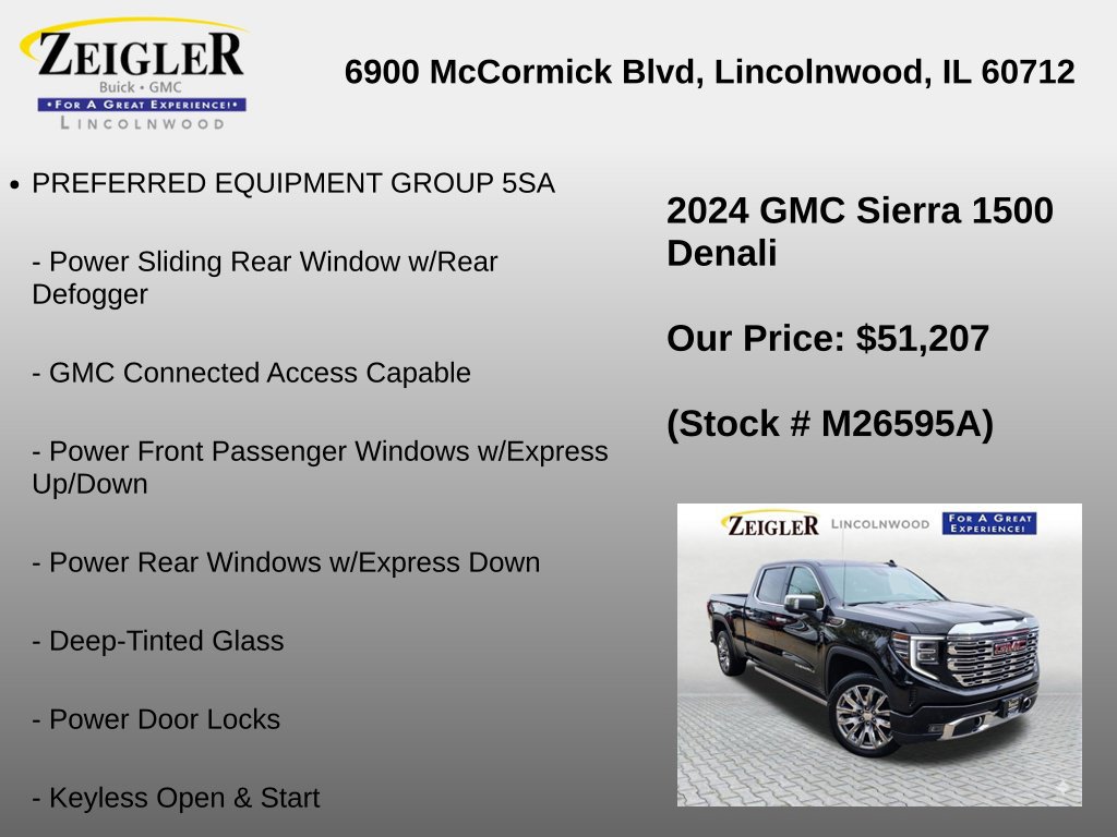 Used 2024 GMC Sierra 1500 Denali w/ Denali Reserve Package AWD/4WD image 6