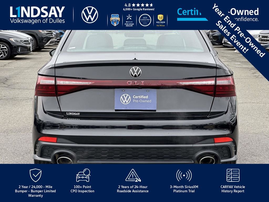 Certified 2025 Volkswagen Jetta GLI Autobahn w/ GLI Black Package image 7